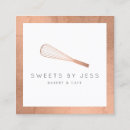 Buscar chef repostería de tarjetas de visita Pasteles