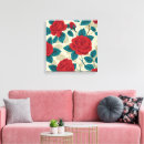 Buscar rosas rojas arte Patrón floral