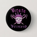 Buscar tesoro pirata chapas Botón