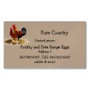 Buscar aves corral de tarjetas de visita Huevos