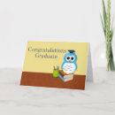 Buscar búho de tarjetas de graduacion Graduado