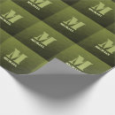 Buscar verde oliva papel de regalo Para él