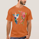 Buscar arte del colibrí camisetas Acuarela