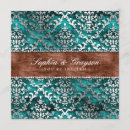 Buscar plata del damasco boda invitaciones Parejas