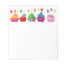 Buscar cupcake blocs de notas Cumpleaños