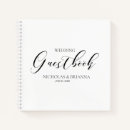 Buscar wedding favor libretas Blanco y negro
