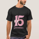 Buscar quince años camisetas Rosa