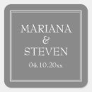 Buscar gris cuadradas pegatinas Invitados