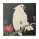 Buscar pájaro blanco y negro azulejos Vintage