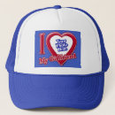 Buscar corazones azules gorras Rojo
