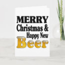 Buscar bebida la tarjetas de navidad Divertido