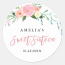 Buscar botánico pegatinas Rosa