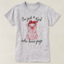 Buscar cerda camisetas Para ella