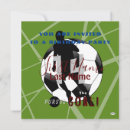 Buscar guante de béisbol invitaciones Azul