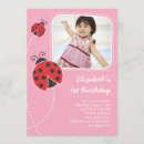 Buscar mariquita roja invitaciones Rosa