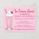 Buscar social del helado invitaciones Fiesta