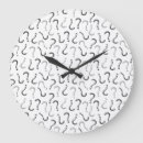 Buscar fondo blanco relojes de pared Negro y blanco