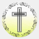 Buscar cruz negra pegatinas Religioso