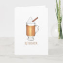 Buscar bebida la tarjetas de navidad Cóctel