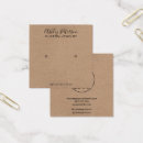 Buscar papel de kraft tarjetas para exponer Artesano