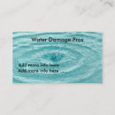 Buscar daño tarjetas de visita Agua