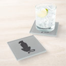 Buscar silueta del gato posavasos Para todos