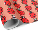 Buscar mariquitas papel de regalo Rojo
