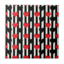 Buscar corazones negros azulejos Rojo y negro