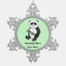 Buscar oso panda lindo adornos Bambú