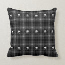 Buscar cráneo blanco y negro cojines Calavera