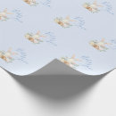 Buscar conejo conejito papel de regalo Azul