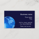 Buscar planeta tierra tarjetas de visita Mundo