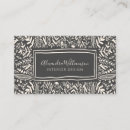 Buscar dibujo lineal tarjetas de visita Blanco y negro