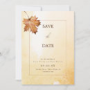 Buscar hoja de arce invitaciones Elegante