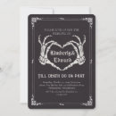 Buscar halloween boda invitaciones Negro