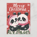 Buscar panda feliz postales Navidades