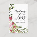 Buscar handmade tarjetas de visita Pink