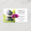 Buscar piedras apiladas tarjetas de visita Meditación