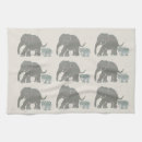 Buscar elefante paños de cocina Gris