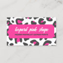 Buscar piel animal tarjetas de visita Leopardo