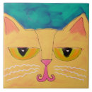 Buscar gato amarillo azulejos Colorido