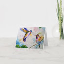 Buscar colibríes blancos tarjetas Tarjeta de colibrí