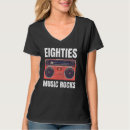 Buscar 80s para mujer camisetas Música