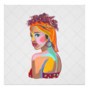 Buscar mujeres hermosas posters Dibujar