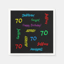 Buscar años 70 servilletas Para él