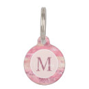 Buscar rosa brillante collares Monograma