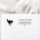 Buscar spooky halloween etiquetas Gato negro