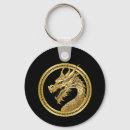 Buscar dragones llaveros Oro