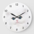 Buscar cara del gato relojes de pared 9 º gata