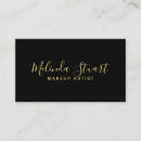 Buscar manuscrito tarjetas de visita Maquillador